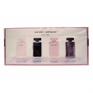 NARCISO RODRIGUEZ FOR HER  4*7.5 мл, парфюмерный набор для женщин 4 в 1