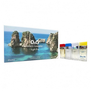 DOLCE & GABBANA LIGHT BLUE 4*30 мл, парфюмерный набор для женщин 4 в 1