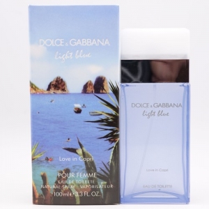 DOLCE & GABBANA LIGHT BLUE LOVE IN CAPRI, туалетная вода для женщин 100 мл