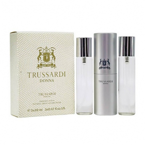 TRUSSARDI DONNA, женский дорожный набор 3*20 мл