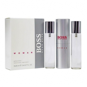 HUGO BOSS HUGO WOMAN, женский дорожный набор 3*20 мл
