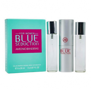 ANTONIO BANDERAS BLUE SEDUCTION, женский дорожный набор 3*20 мл