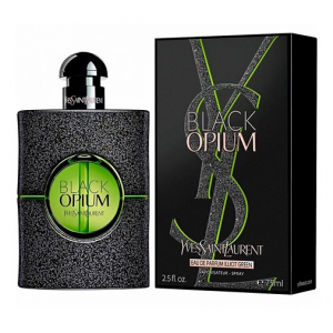 YVES SAINT LAURENT BLACK OPIUM ILLICIT GREEN, парфюмерная вода для женщин 75 мл