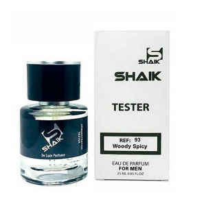 SHAIK TESTER REF: 93 (PACO RABANE BLACK XS), тестер парфюмерной воды для мужчин 25 мл