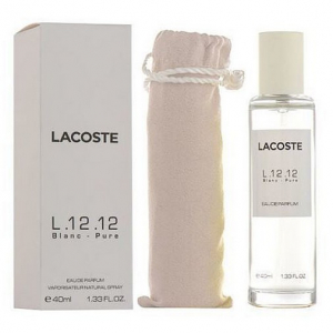 LACOSTE L.12.12 BLANC-PURE, компактный мужской тестер 40 мл