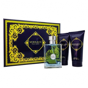 VERSACE POUR HOMME, набор парфюмерии и ухода за телом для мужчин 3 в 1