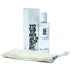 CAROLINA HERRERA 212 VIP MEN, компактная мужская туалетная вода 50 мл
