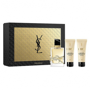 YVES SAINT LAURENT LIBRE, набор парфюмерии и ухода за телом для женщин 3 в 1 (парфюм 50 мл + лосьон для тела 2*50 мл)
