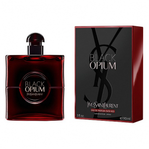 YVES SAINT LAURENT BLACK OPIUM OVER RED, парфюмерная вода для женщин 90 мл (европейское качество)