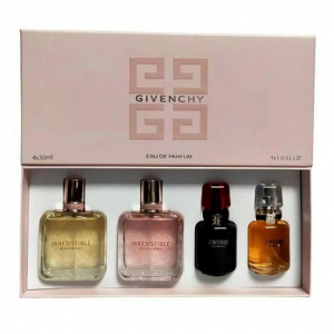 GIVENCHY IRRESISTIBLE / L'INTERDIT 4*30 мл, парфюмерный набор для женщин 4 в 1
