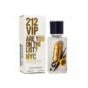 CAROLINA HERRERA 212 VIP ARE YOU ON THE LIST?, женская компактная парфюмерная вода 35 мл