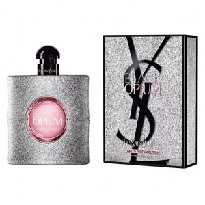 YVES SAINT LAURENT BLACK OPIUM GLITTER, парфюмерная вода для женщин 90 мл (европейское качество)