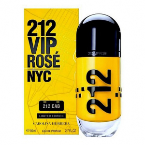 CAROLINA HERRERA 212 VIP ROSE NYC CAB LIMITED EDITION, парфюмерная вода для женщин 80 мл (европейское качество)
