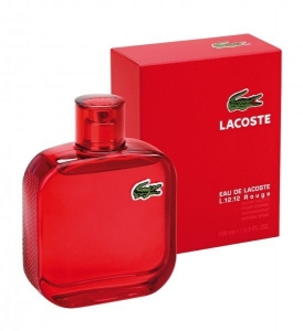 LACOSTE L.12.12 ROUGE (RED), туалетная вода для мужчин 100 мл
