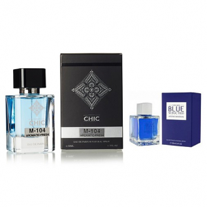 CHIC M-104 ANTONIO BANDERAS BLUE SEDUCTION, парфюмерная вода для мужчин 50 мл