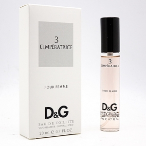 DOLCE & GABBANA 3 L'IMPERATRICE, женская туалетная вода-спрей 20 мл