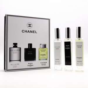CHANEL 3*20 мл, парфюмерный набор для мужчин 3 в 1