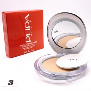 PUPA SILK TOUCH - №3, пудра компактная 11 г