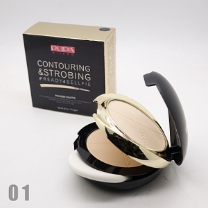 PUPA CONTOURING & STROBING - №01, пудра 2 в 1 17.5 г