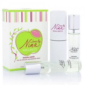 NINA RICCI LOVE BY NINA, женский дорожный набор 3*20 мл