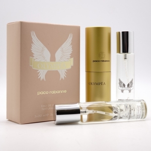 PACO RABANNE OLYMPEA, женский дорожный набор 3*20 мл