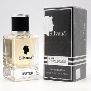 SILVANA M818 SCENT BOSE MAN, парфюмерная вода для мужчин 50 мл