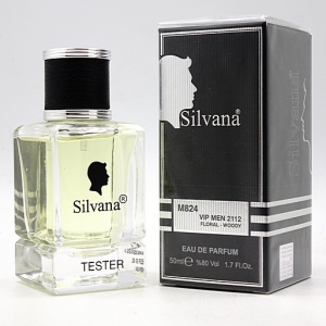 SILVANA M824 VIP MEN 2112, парфюмерная вода для мужчин 50 мл