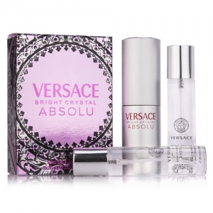 VERSACE BRIGHT CRYSTAL ABSOLU, женский дорожный набор 3*20 мл