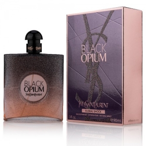 YVES SAINT LAURENT BLACK OPIUM FLORAL SHOCK, парфюмерная вода для женщин 90 мл